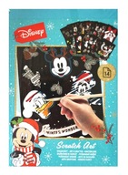 Magiczny blok zdrapka wydrapywanka Świąteczna Myszka Miki Disney DiY