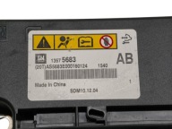 OPEL ASTRA J modulo SENSOR airbag POWIETRZNYCH airbag 13575683