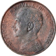 Moneta, Włochy, Vittorio Emanuele III, 2 Centesimi