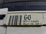 dials clock HYUNDAI H-1 2.5 CRD 940034A650