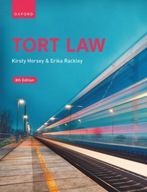 Tort Law Erika (Professor of Law Rackley, Kirsty (Reader in Law Horsey