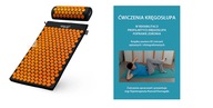 Mata do akupresury 4Fizjo pomarańczowa + poradnik Ćwiczenia kręgosłupa