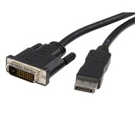 StarTech DP2DVIMM10 adapter kablowy 3 m DisplayPort DVI-D Czarny