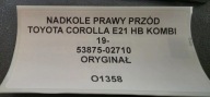 mudguard right front TOYOTA COROLLA E21 HB KOMBI 19- original 53875-02710
