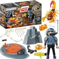 PLAYMOBIL WALKA Z OGNISTYM SKORPIONEM DINO RISE LAWA FIGURKI KAIDAN