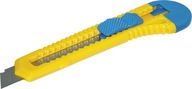 Nóż biurowy DONAU 18mm plastik niebiesko-żółty