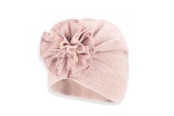 BROEL KORNELIA czapka turban dziewczynka róż 44-46