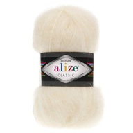 Alize Mohair Classic 01 - kremowy