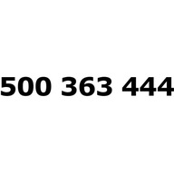 500 363 444 T-MOBILE ZŁOTY NUMER TELEFONU STARTER NA KARTĘ SIM NR TMOBILE