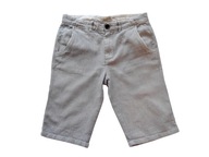 ZARA BOYS eleganckie szare spodenki 140