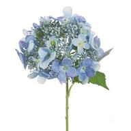 Sztuczny kwiat gałązka HORTENSJI niebieski 53 cm