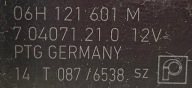 AUDI VW pumpa pumpa vode 06H121601M