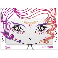 Nálepky na tvár Face Tattoo Snails - Fairy Dust