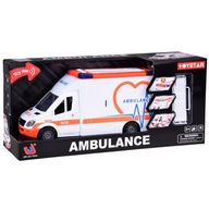 Ambulancia + nosidlá autíčko Sanitka so zvukom ZA3835