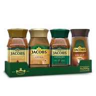 Kawa Jacobs rozpuszczalna zestaw Cronat Gold, Crema, Kronung, Velvet 4x 200