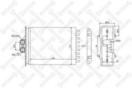 Stellox 10-35056-SX Výmenník tepla, vykurovanie interiéru