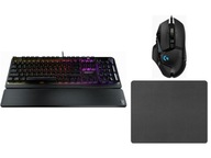 KLAWIATURA PRZEWODOWA Roccat Pyro AIMO RGB + MYSZKA 25600DPI + PODKŁADKA