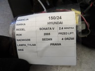 Hyundai Sonata V light rear right