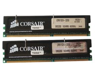 Pamięć DDR 2GB 400MHz PC3200 Corsair XMS3200 2x1GB