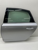 AUDI A6 C7 sedan door left rear part LX7W silver nice complete