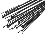 Opaski zaciskowe kablowe 100 czarne Zestaw