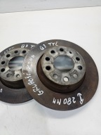 disc discs brake rear part AUDI Q3 8U 280MM KOMPLET nice