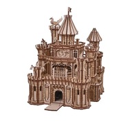 Wood Trick Dračí hrad Dragon Castle Drevené puzzle 3D