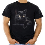 Koszulka dziecięca z kotem kotkiem t-shirt 152 cm