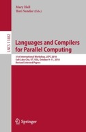 Languages and Compilers for Parallel Computing: