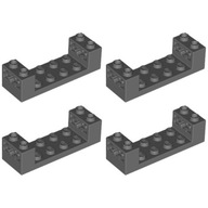 PAKIET LEGO 65635 Klocek 2x6 Technic Ciemny Szary DBG 6287680 4szt NOWE
