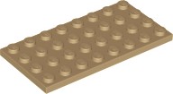 LEGO Csempe 4x8 Sötét Homok Dark Tan 6006524 3035