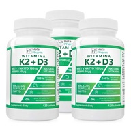 Vitamíny K2 MK-7 100µg+D3 2000IU 50µg KOSTI 360tab