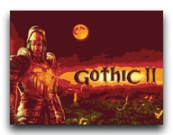 Gothic 2 - OBRAZ 40x30 plakat gra canvas II