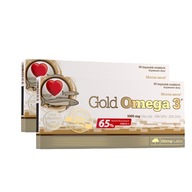 Olimp Gold Omega 3 2x60 caps 65% Rybí olej EPA DHA