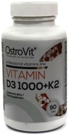 Výživový doplnok nervový systém Vitamin D31000+ K2 90tabl.