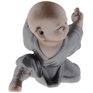 Kung fu ceramiczny mały posąg buddy mnich figurka herbata ozdoby dla zwierząt domowych Style-2