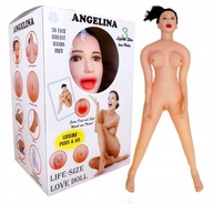 NATURALNA LALKA MIŁOŚCI 3D Z WIBRACJĄ ANGELINA