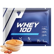 TREC Proteín Whey 100 30g sáčok - porcia proteínového kondicionéra arašidové maslo