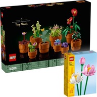 LEGO CREATOR ICON Malé rastliny 10329 + LEGO Lotosové kvety 40647
