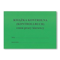 Książka czasu pracy kierowcy KONTROLLBUCH