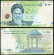 $ Irán 10 000 RIALS P-159c UNC 2019