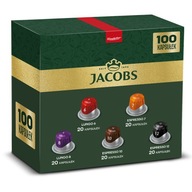 Kapsułki Jacobs espresso i lungo do Nespresso(r)* mix 100 kaw, 9+1 GRATIS!