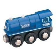 Parná lokomotíva modrá