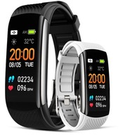 PODARUJ SMARTBAND GIEWONT Z CZARNYM I BIAŁYM PASKIEM MULTISPORT KALORIE