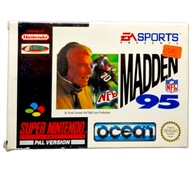 Hra MADDEN 95 Nintendo SNES BOX je dokončená