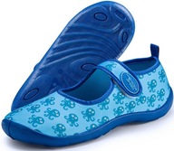 Topánky Aqua-Speed plážové univerzálne odtiene modrej