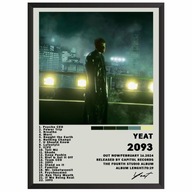 Yeat 2093 Plagát Obrázok s albumom v rámčeku Darček