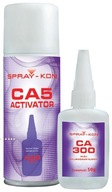 Kyanoakrylátové lepidlo SPRAY-KON CA300 + aktivátor