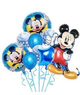 Balony Myszka Mickey Mouse Urodziny Miki 9 szt