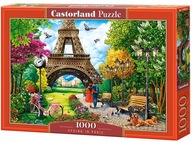 PUZZLE WIOSNA W PARYŻU MIASTO KRAJOBRAZ 1000 EL